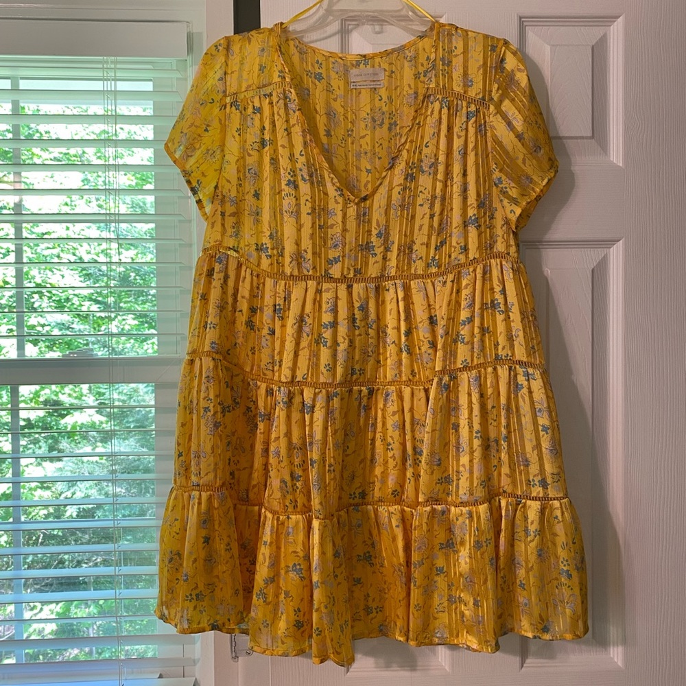 Urban outfitters yellow dress